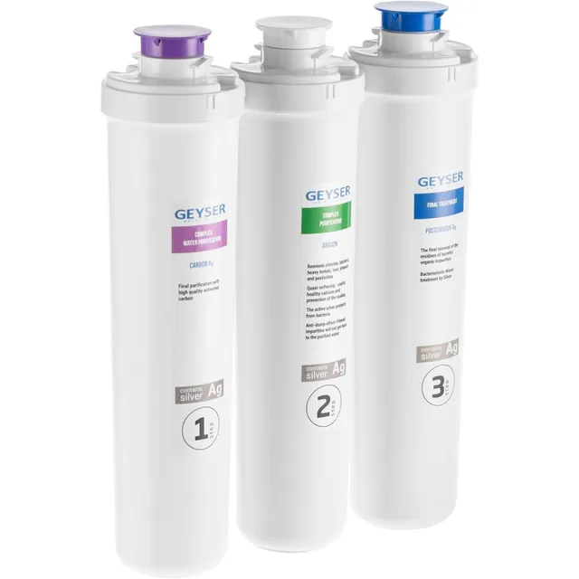 Geyser Smart Ersatzkartuschen-Set 3 Stück Aragon Filter