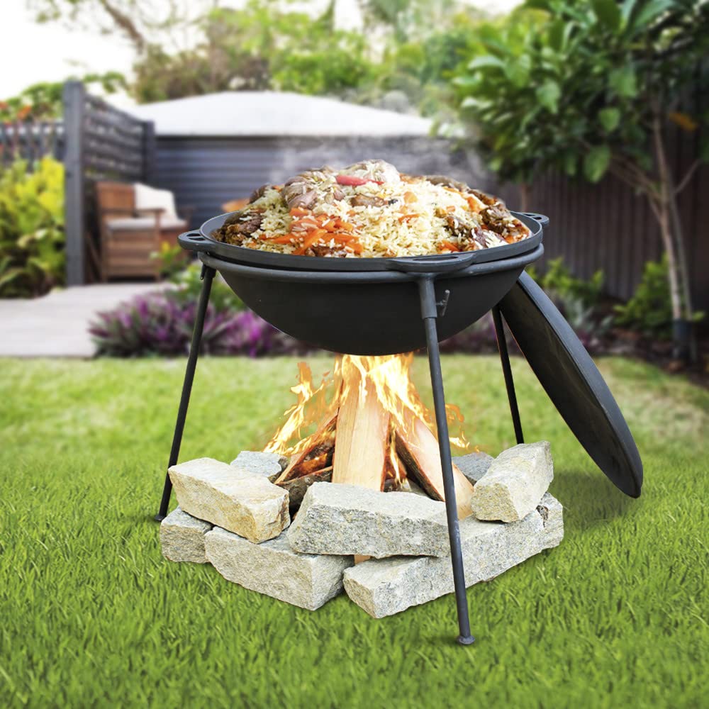 BEM Dreibein Gusseisendreifuß Kasan Grill Garten