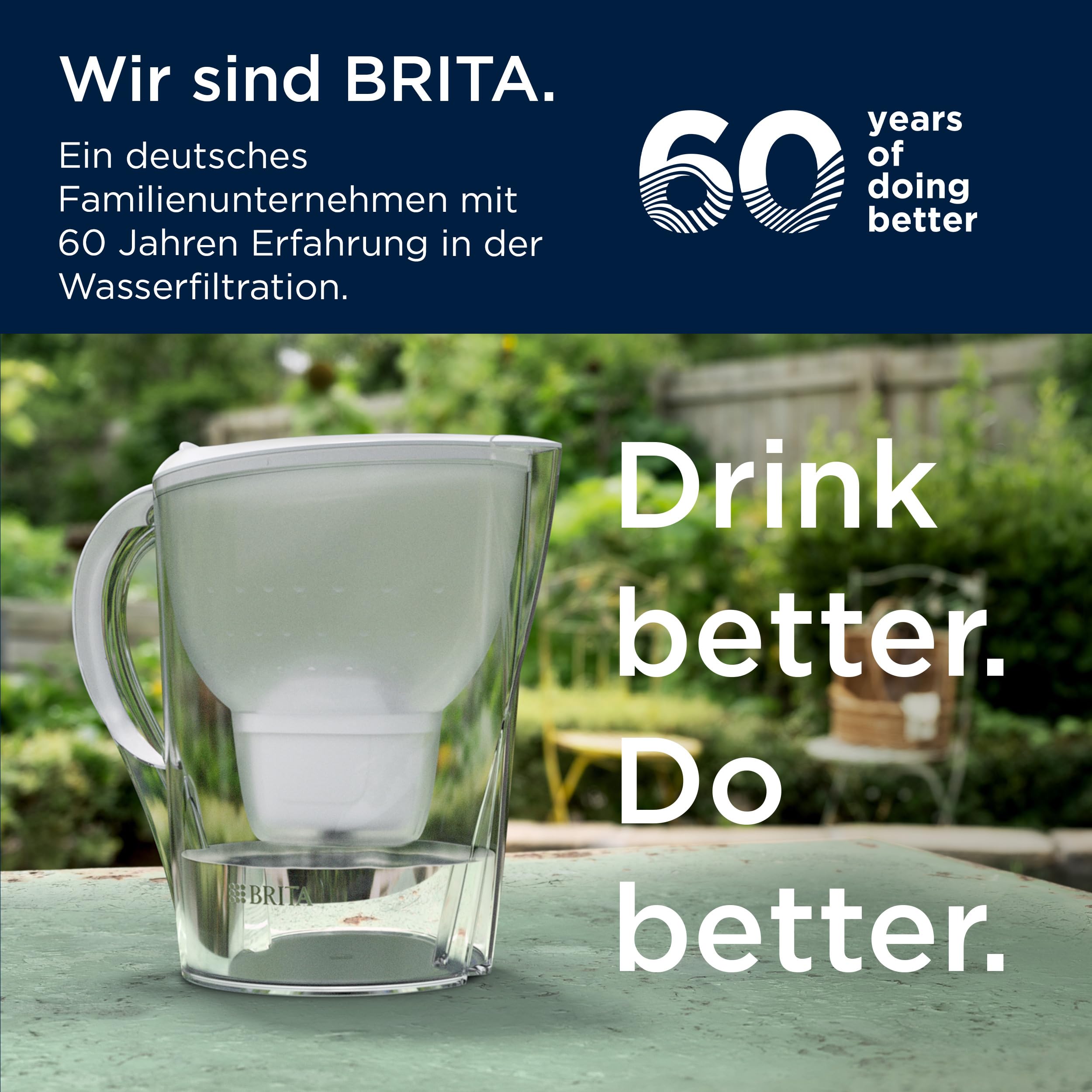BRITA Marella XL Tischwasserfilter 3,5 L 1x Pure Performance