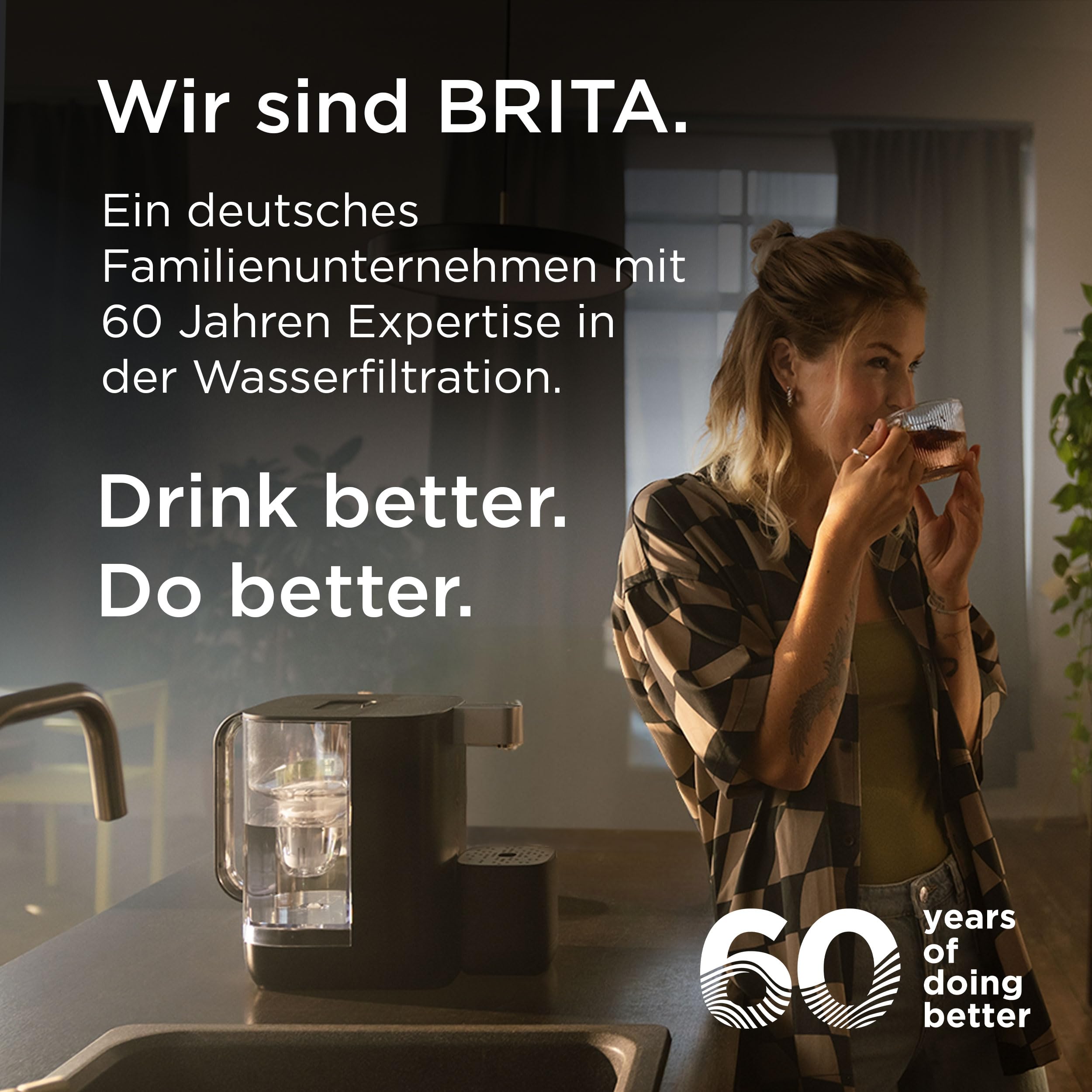 Brita Professional Wasserspender Yource mini 4L schwarz UV-C
