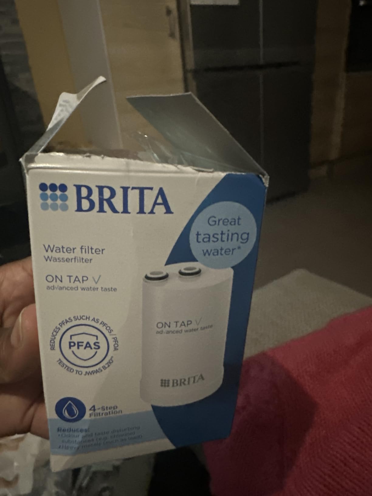 Brita ON TAP V Wasserhahn-Filter Ersatzfilter 1 Stück Chlor-Schutz