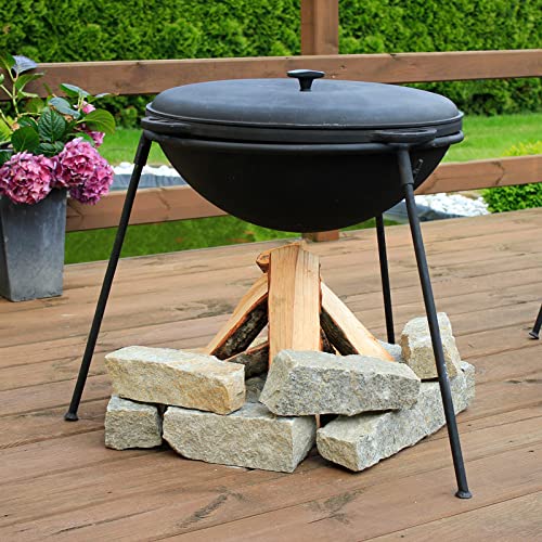BEM Dreibein Gusseisendreifuß Kasan Grill Garten