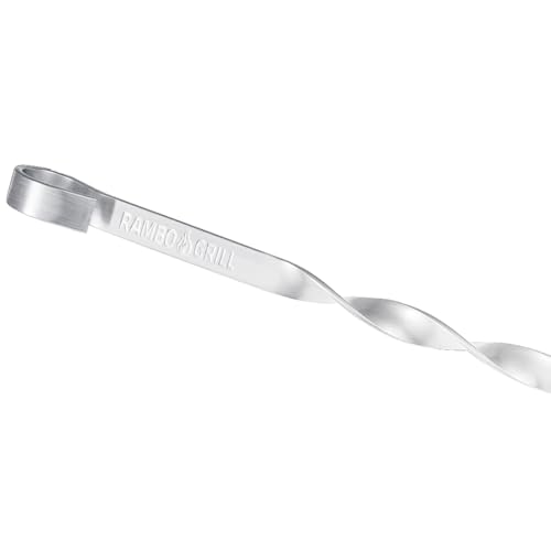 BEM Grillen&Garten Rambo Schaschlikspieße 50cm Edelstahl 6er Set