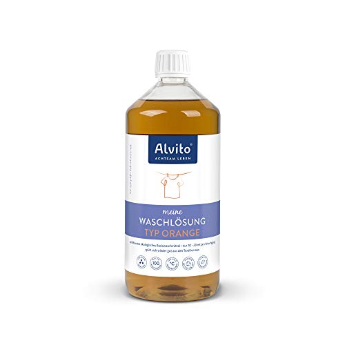 Alvito Waschsystem Waschlösung Orange Waschmittel 1 L vegan
