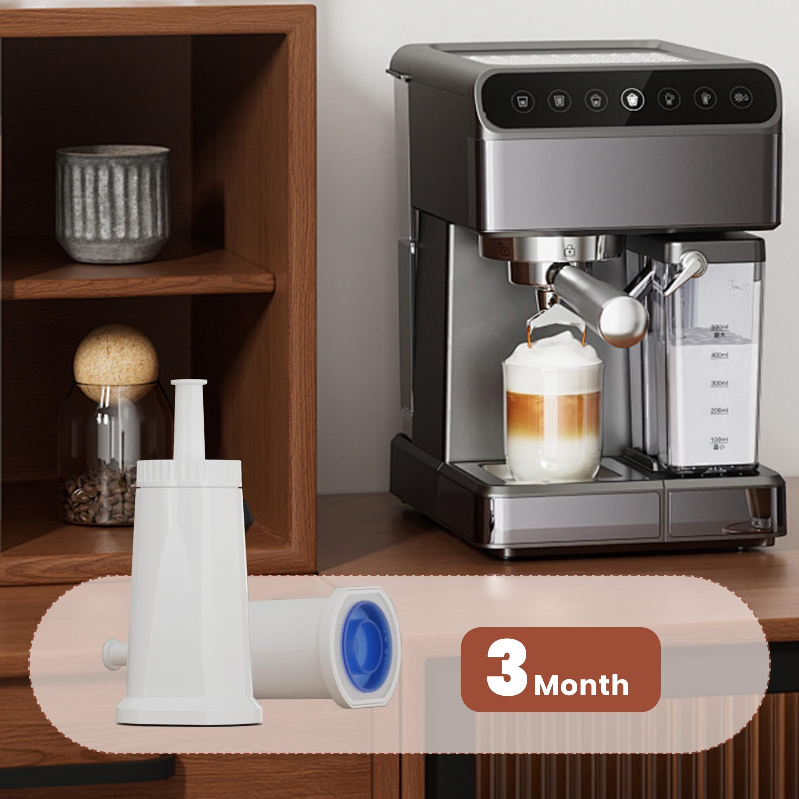 Golden IcePure Kaffee-Wasserfilter Sage Barista 4 Stück Kalkschutz