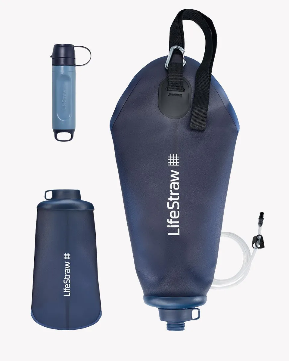 LifeStraw Peak Series 3-in-1 Kit Wasserfilter mit 3L Beutel