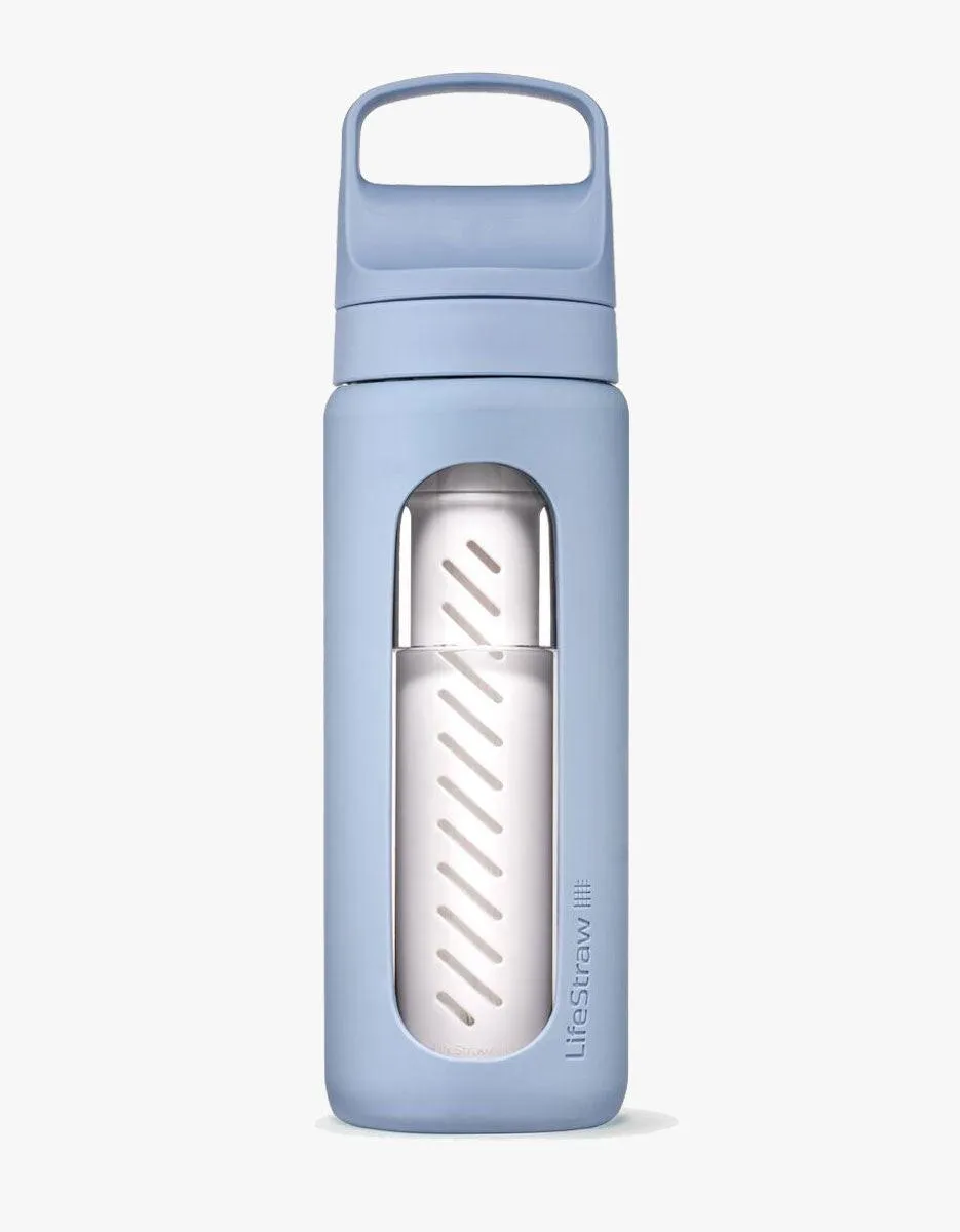 LifeStraw Go Series Glas Trinkflasche 591 ml Icelandic Blue