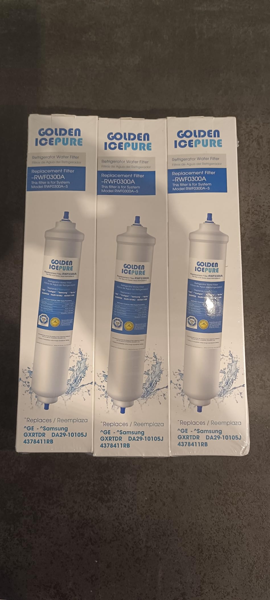 Golden IcePure Kühlschrank-Wasserfilter DA29-10105J 3er Pack