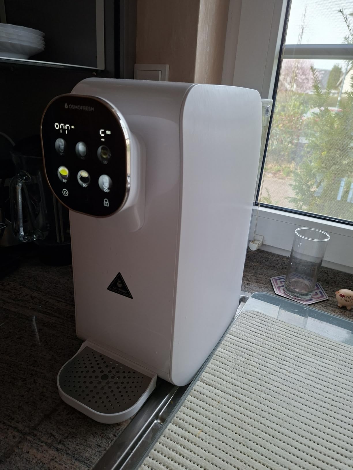 OsmoFresh Quella Pro Osmoseanlage Black UV Heißwasser Mineralien