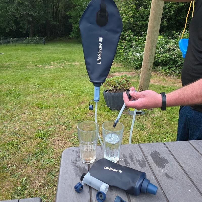 LifeStraw Peak Series 3-in-1 Kit Wasserfilter mit 3L Beutel