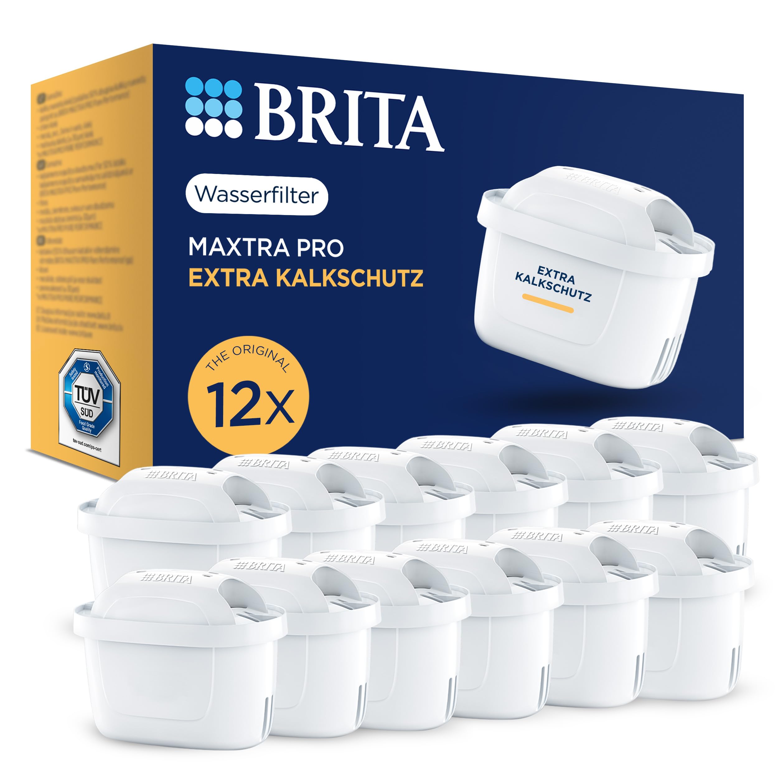 Brita MAXTRA PRO Extra Kalkschutz Filterkartusche 12er-Pack Kalk