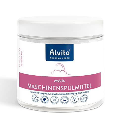 Alvito Spülsystem Maschinen-Spülmittel Pulver 500g Dose vegan