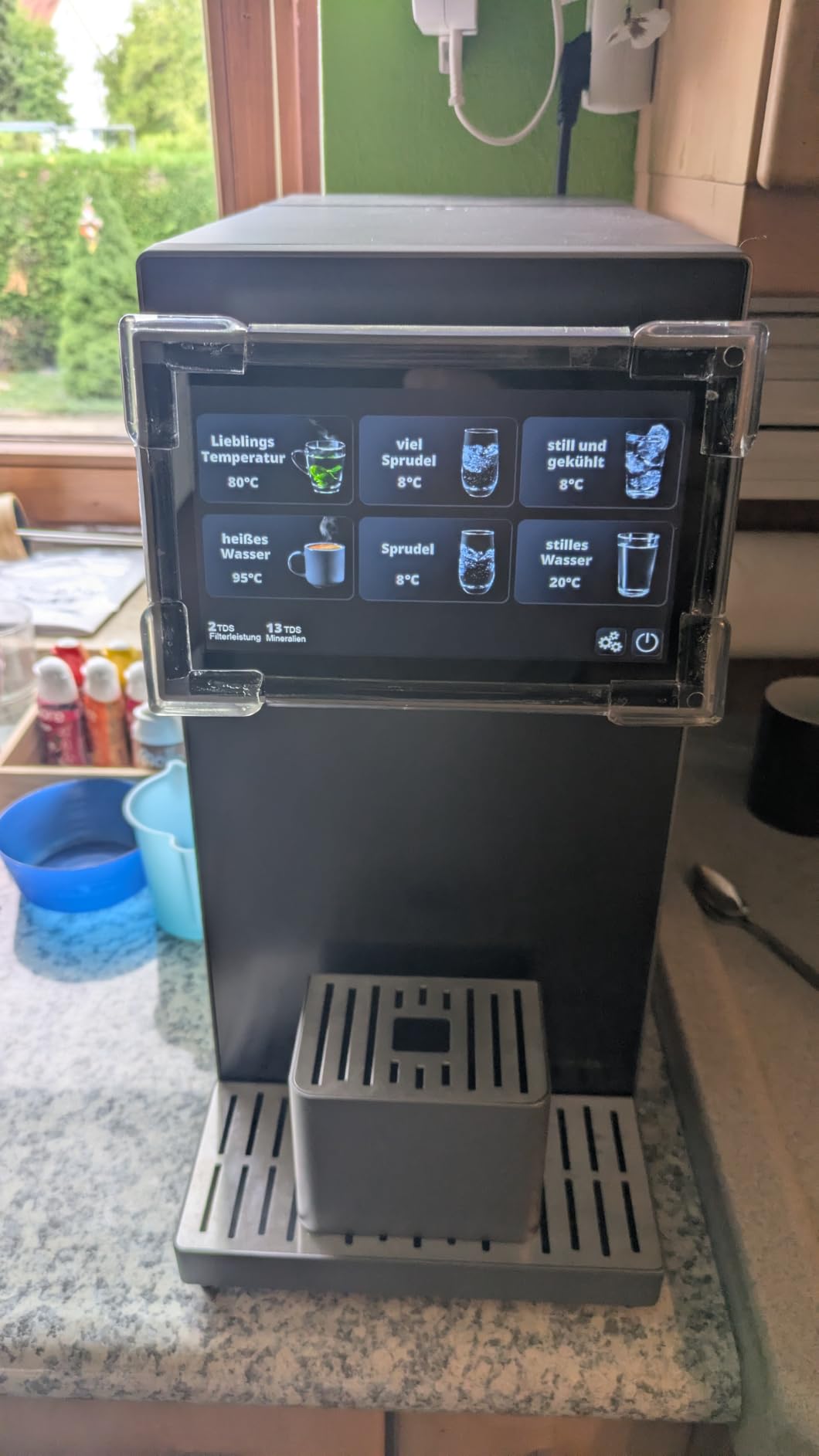 OsmoFresh Fusion Pro 2 Osmoseanlage Metallic Grey Sprudel Heiß