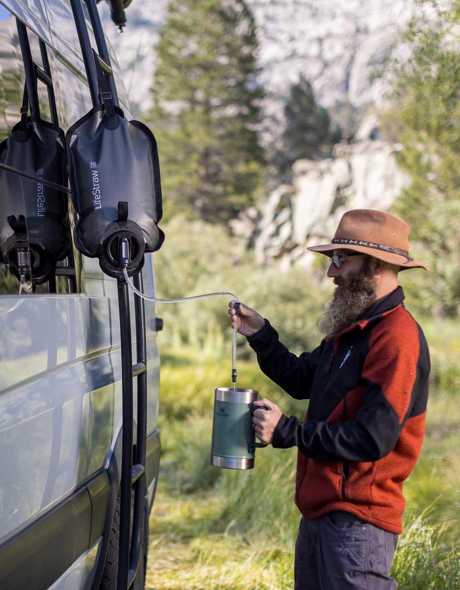 LifeStraw Peak Series Gravity 8L Wasserfilter Mountain Blue