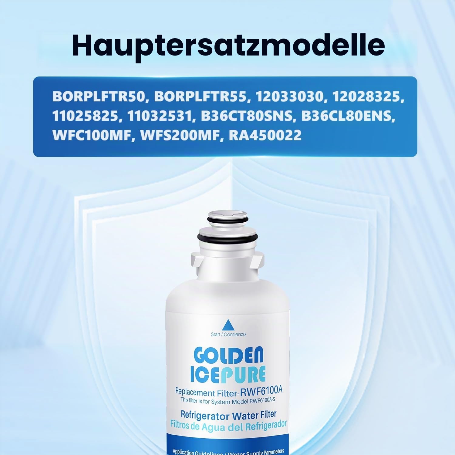 Golden IcePure RWF6100A Kühlschrankfilter 2er Pack