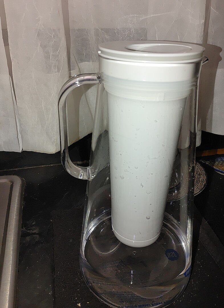 LifeStraw Home 7-Cup Glass Filterkanne White mit Bakterienfilter