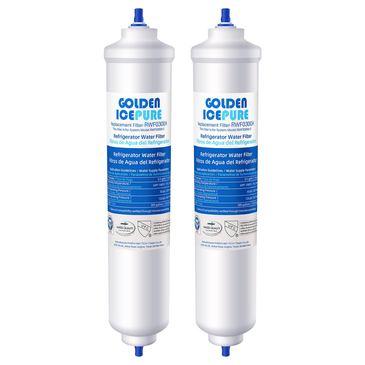 Golden IcePure Kühlschrank-Wasserfilter DA29-10105J 3er Pack