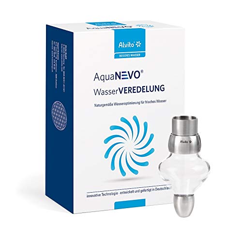 Alvito Juwel Wasserwirbler Edelstahl Glas Grau normal