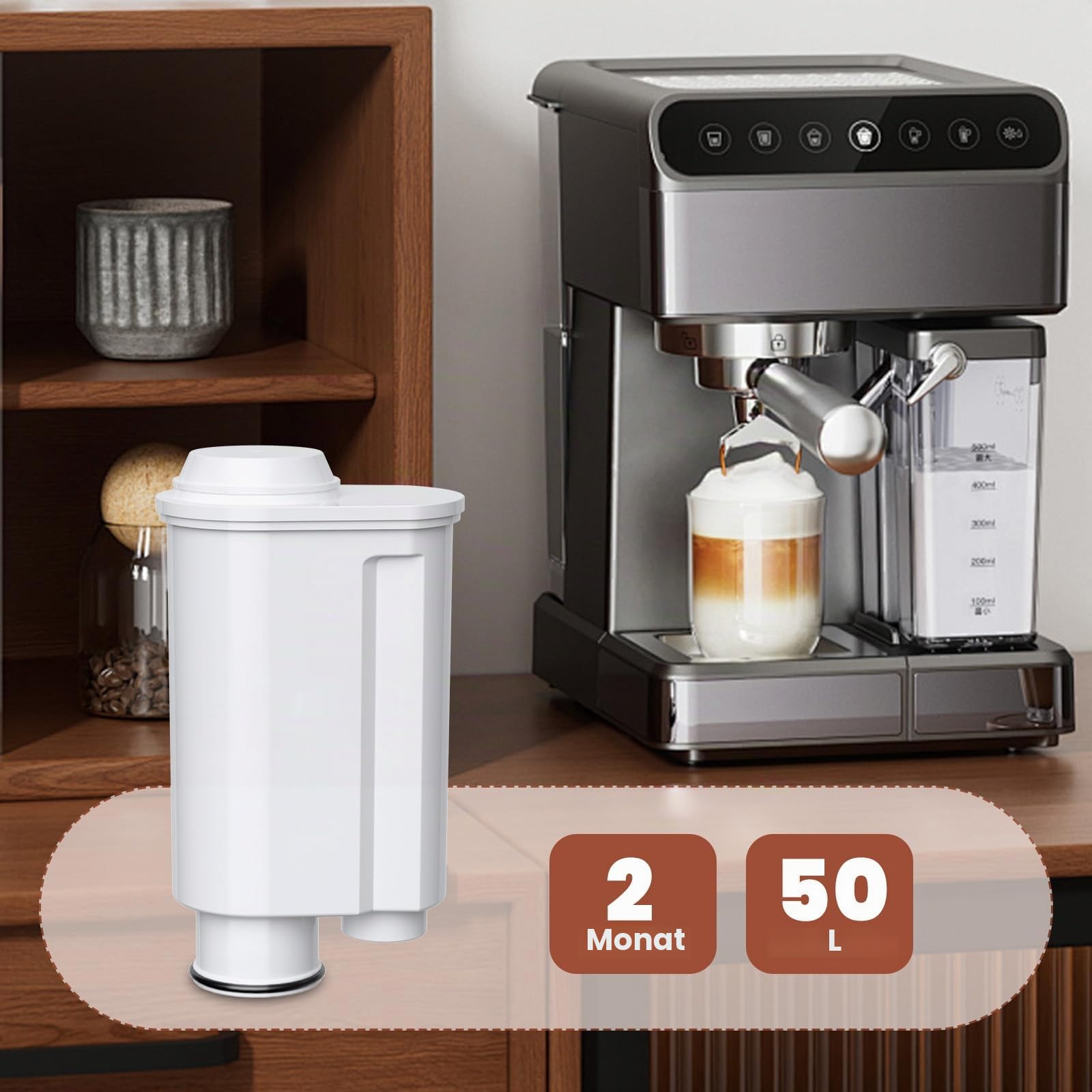 Golden IcePure Coffee Wasserfilter Saeco CA6702 3 Stück Kalkfilter