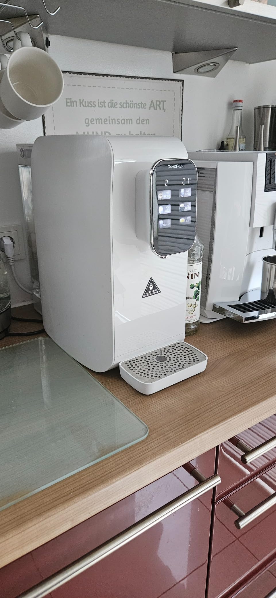 OsmoFresh Quella Life Osmoseanlage Black Heißwasser 6 Stufen