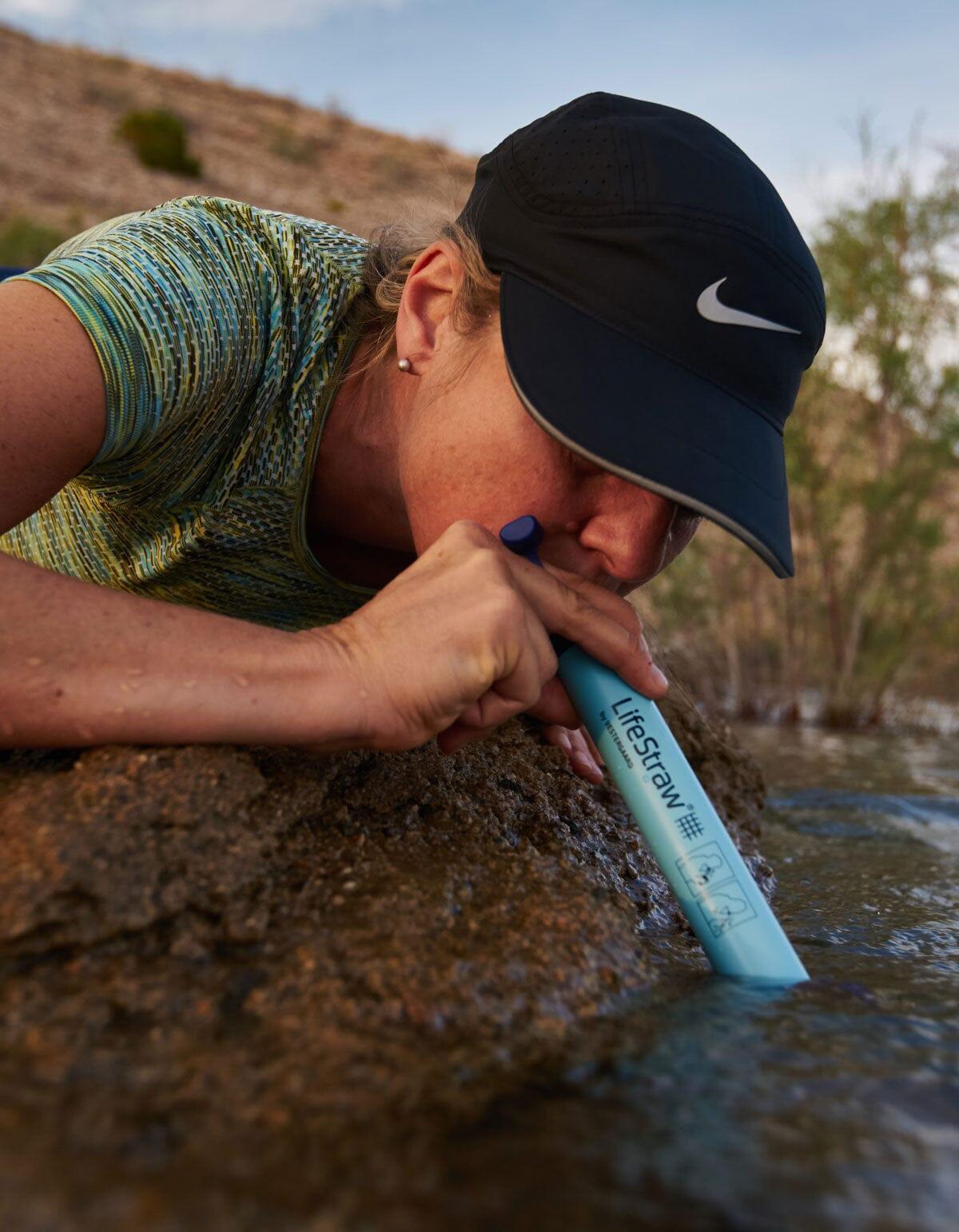 LifeStraw Personal Wasserfilter Navy 4er Pack Strohhalm