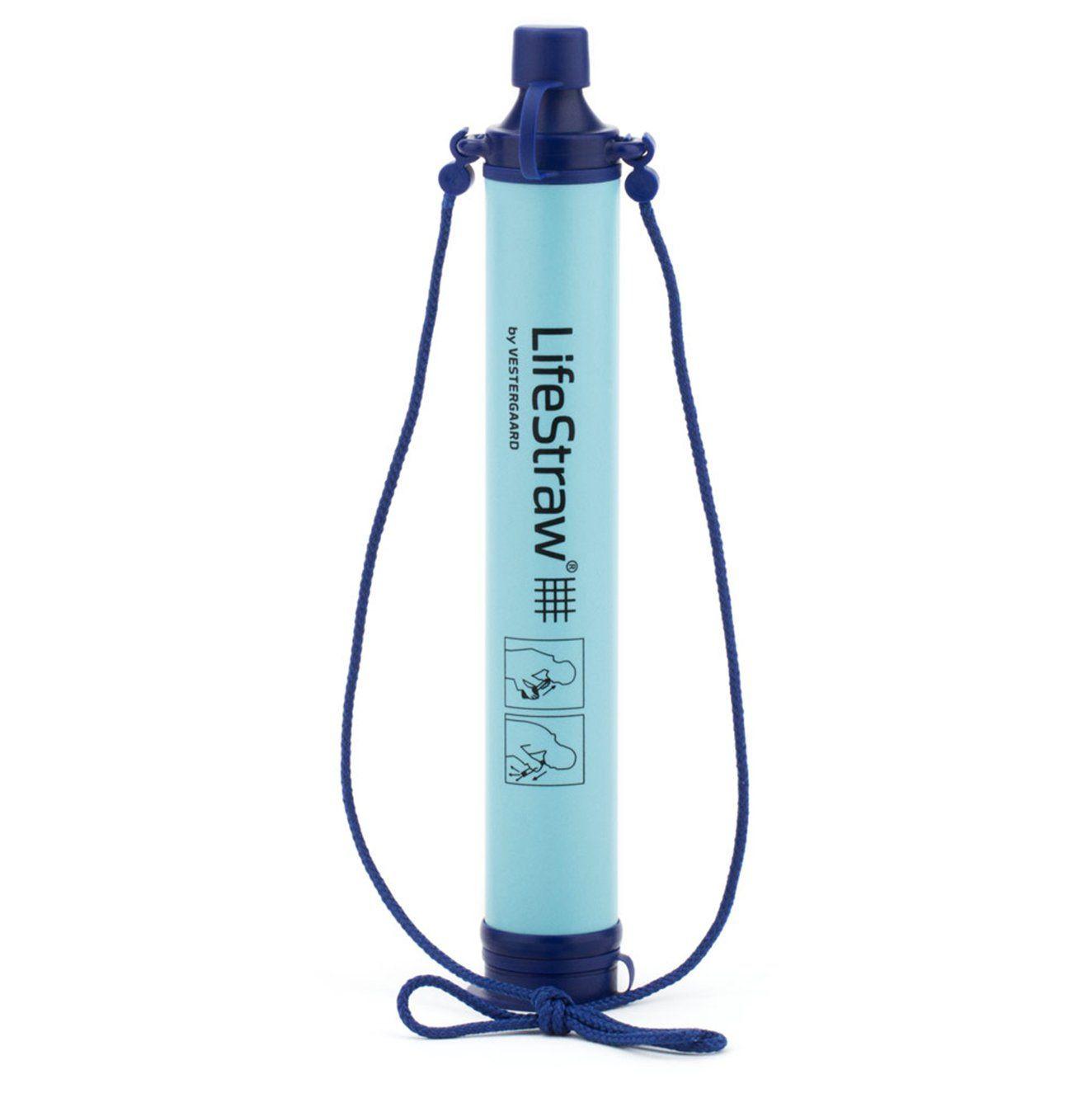 LifeStraw Personal Trinkhalm Wasserfilter Blau Bakterien-Schutz