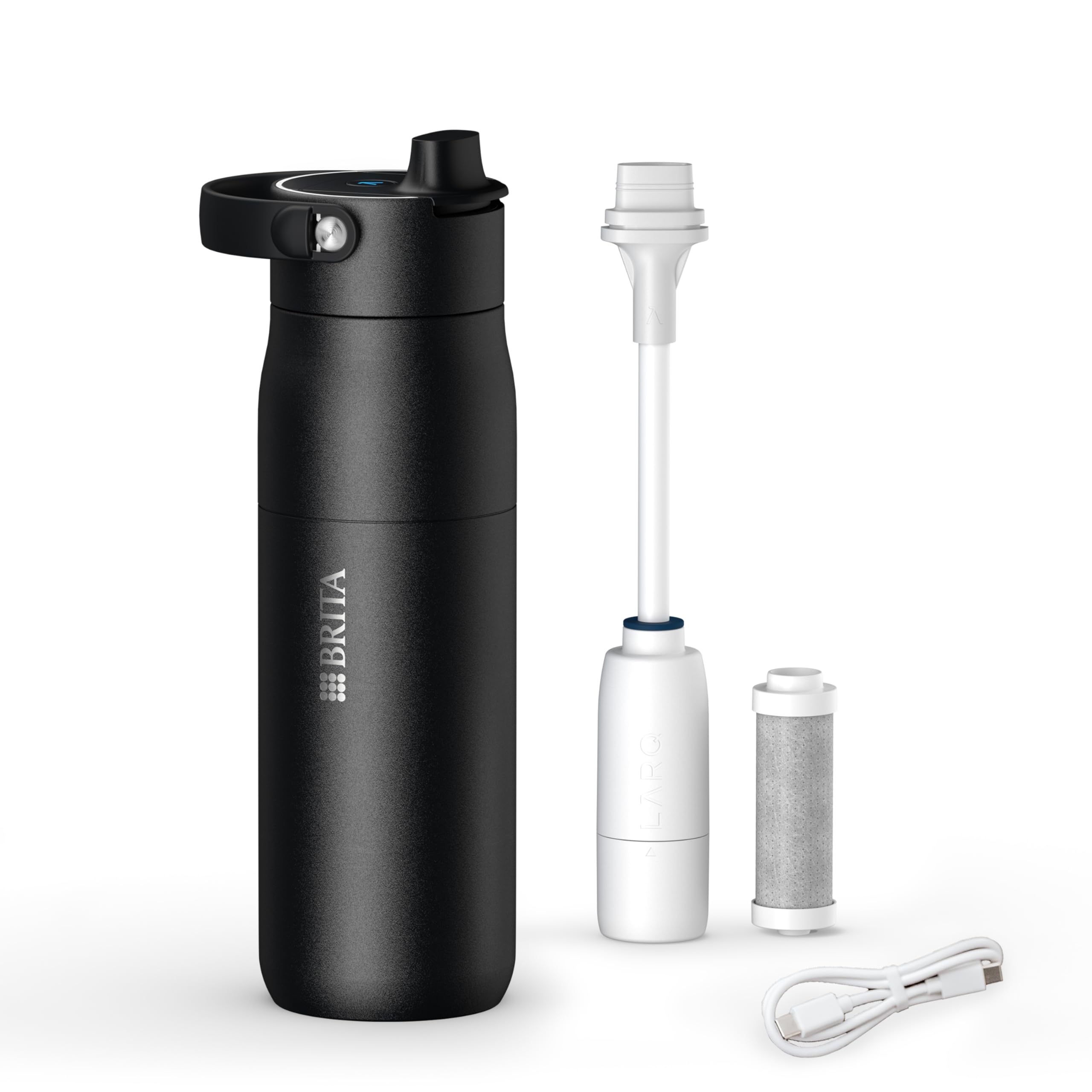Brita MicroDisc LARQ iQ Trinkflasche 680 ml Aktivkohle UV