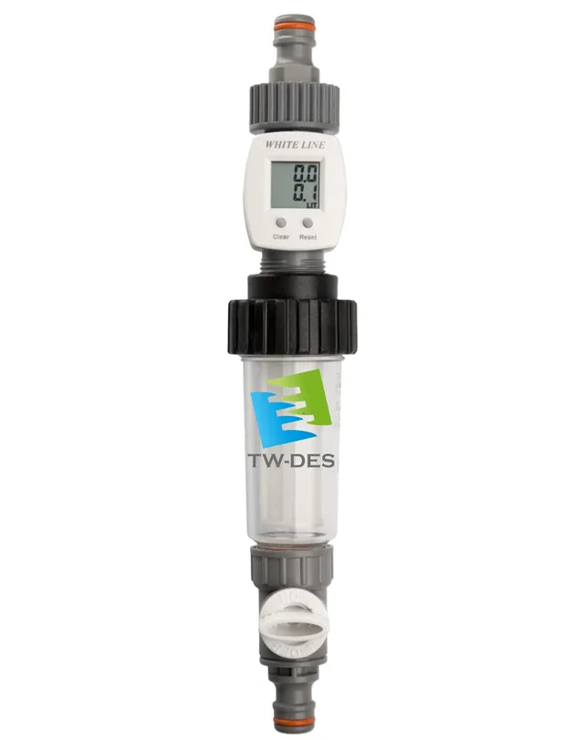 TW-DES Befüllfilter Comfort Wasserfilter mit Wasseruhr Gardena
