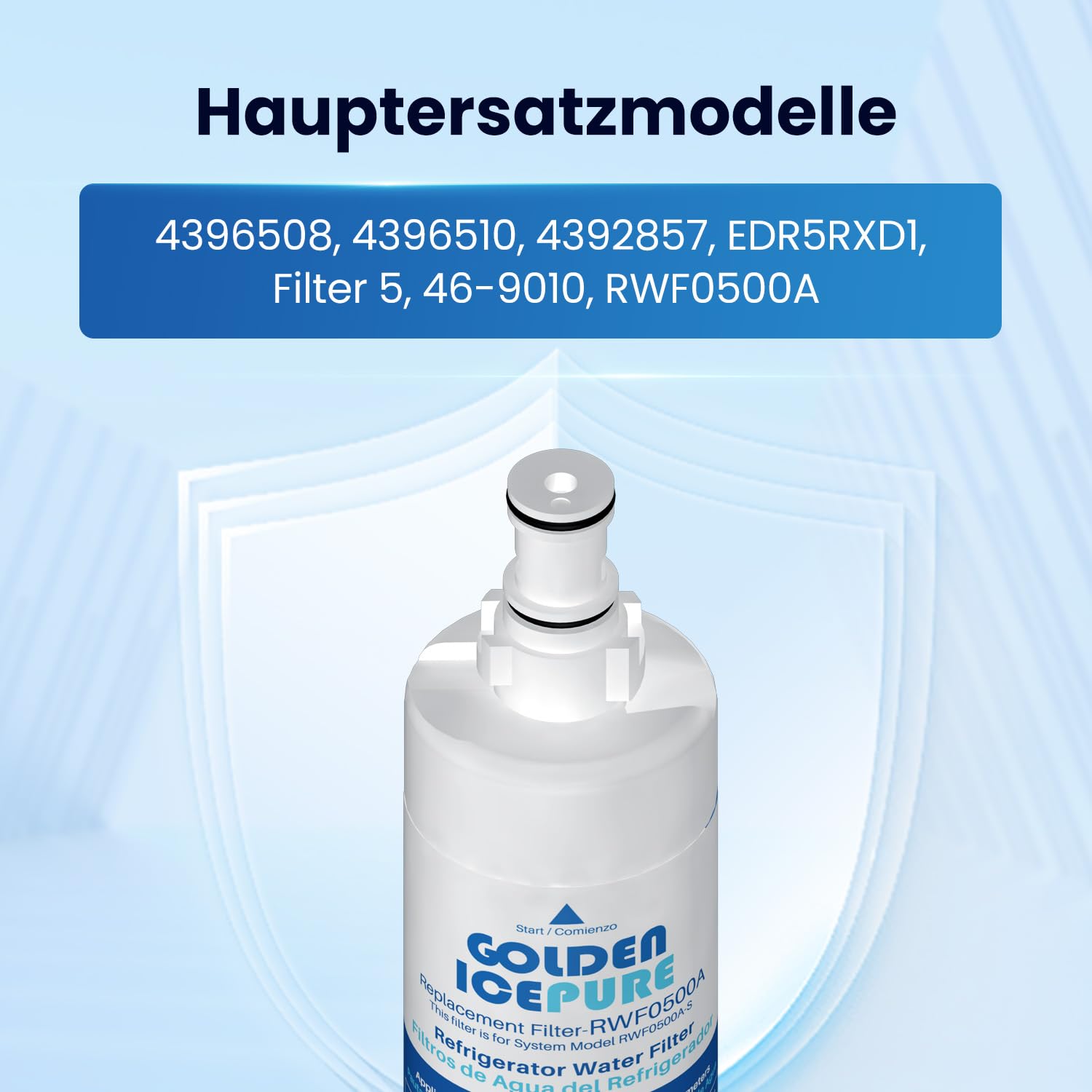 Golden IcePure Kühlschrank-Wasserfilter 4396508 2er Pack