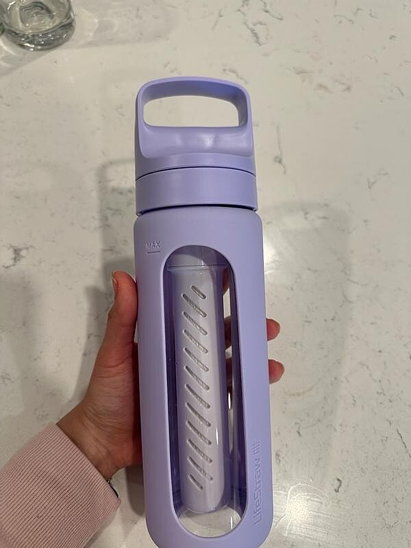 LifeStraw Go Series Glas Trinkflasche 591 ml Icelandic Blue