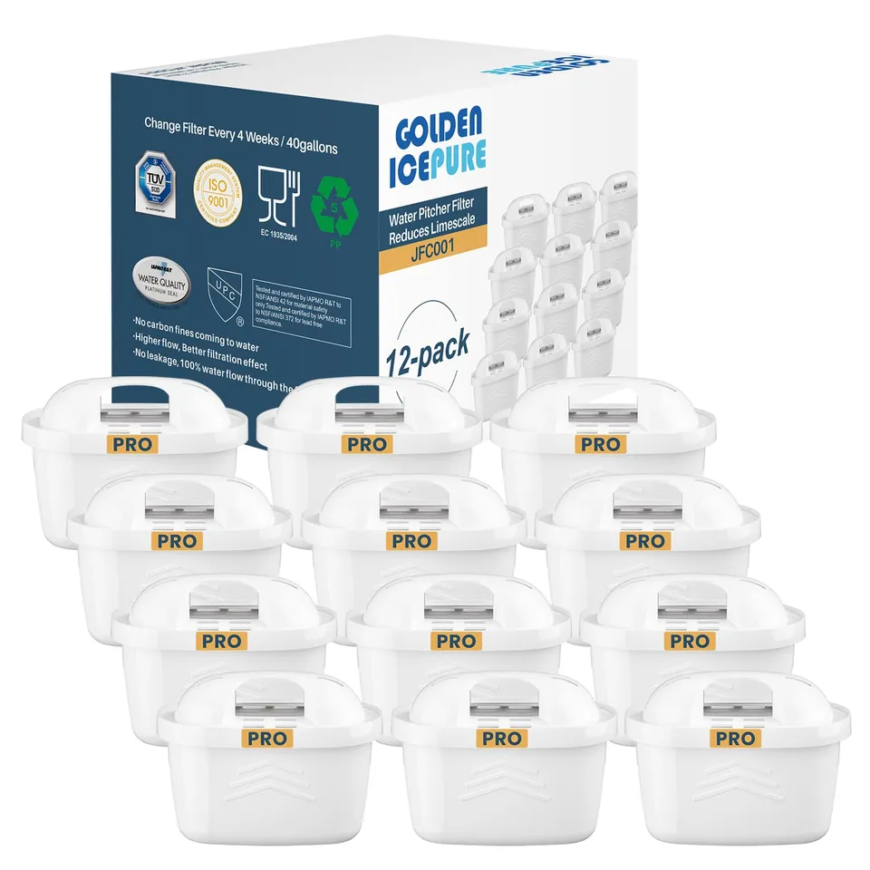 Golden IcePure Maxtra+ Pro Wasserfilterkartusche 12er Pack Chlor