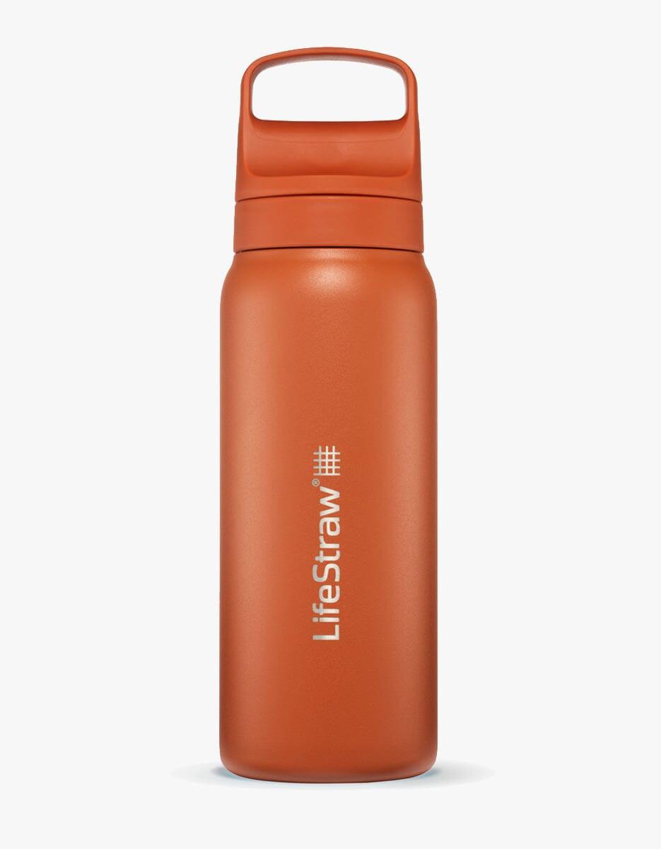 LifeStraw Go Series Edelstahl 24 oz Filterflasche Cactus Green
