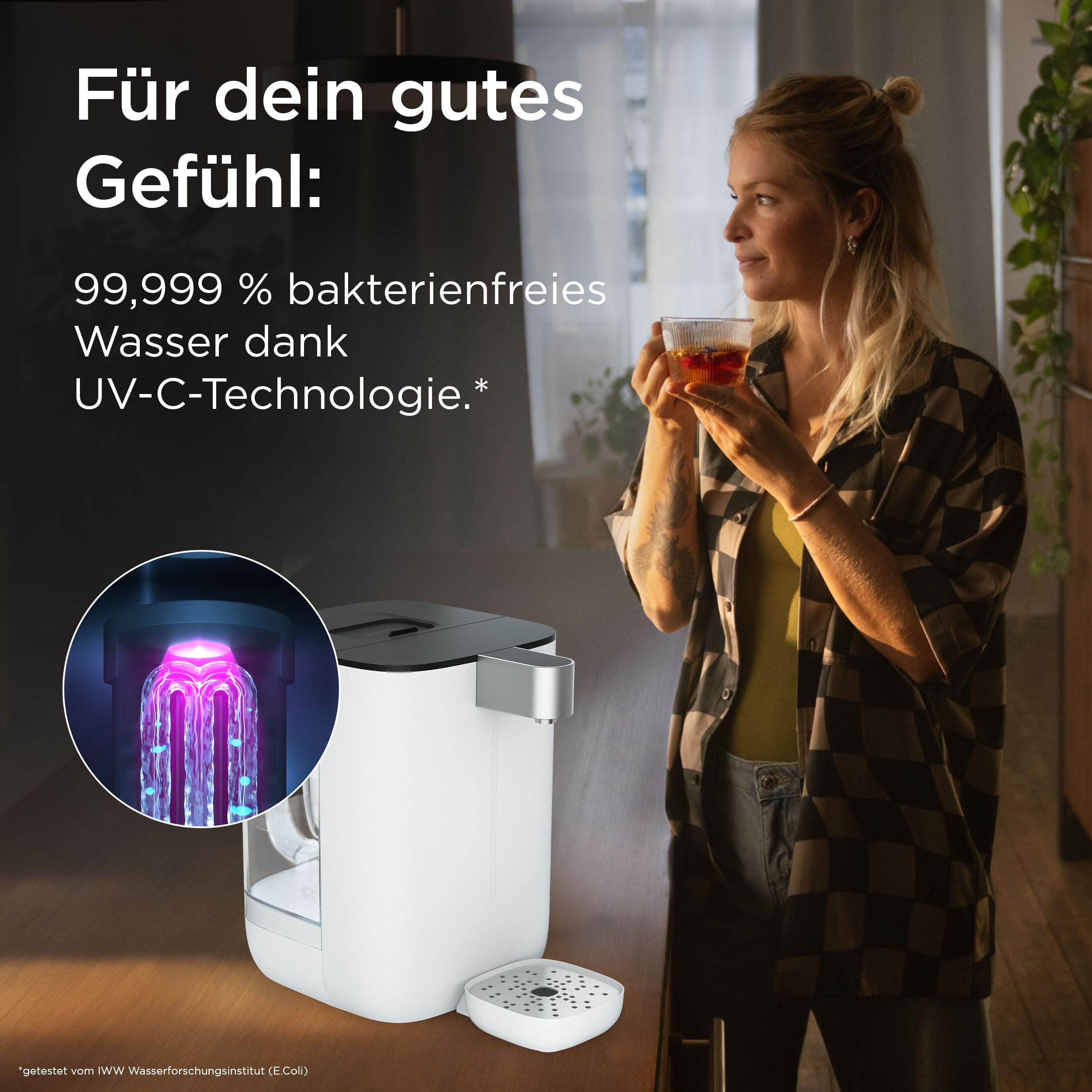 Brita Professional Wasserspender Yource mini 4L schwarz UV-C