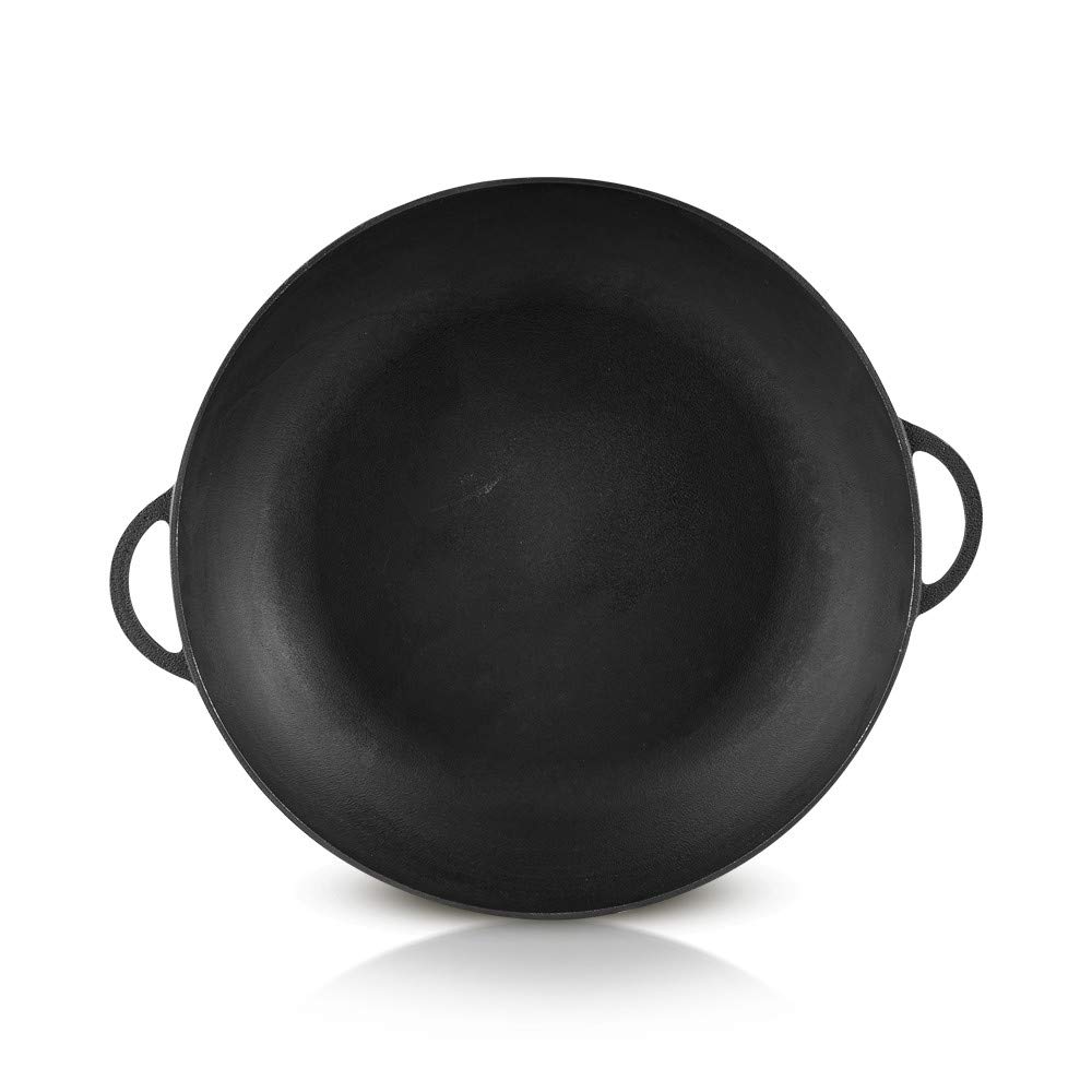 BEM Küche Haushalt Gusseisenpfanne Zharovnja 34 cm Wok