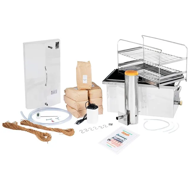 BEM Grillen Garten Räuchermeister Smoker Mini Edelstahl
