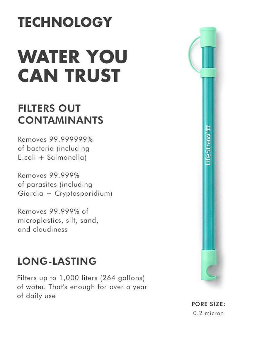 LifeStraw Sip Trinkhalm Wasserfilter Multipack 3-Pack 6-Pack