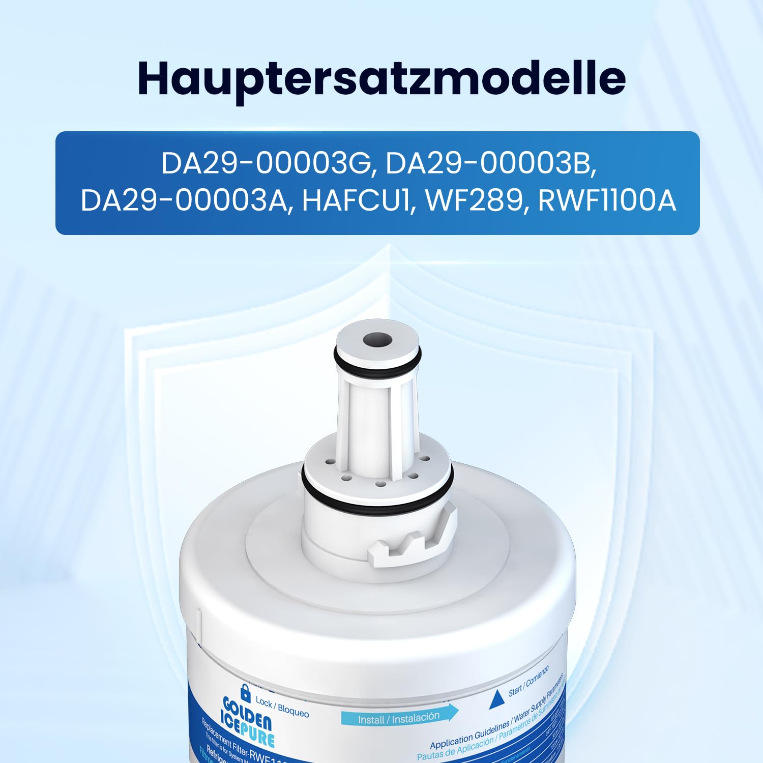 Golden IcePure DA29-00003F Kühlschrankfilter 1er Pack Chlor