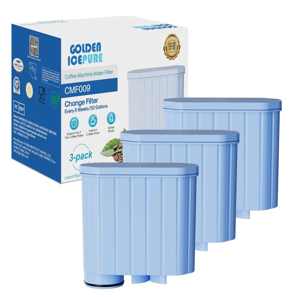 Golden IcePure Coffee Wasserfilter Philips AquaClean 3 Stück Kalkschutz