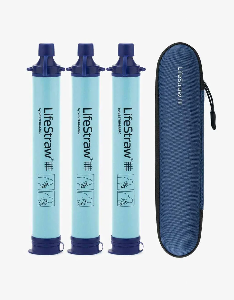 LifeStraw Personal Filterstrohhalm 3er Pack mit Tasche