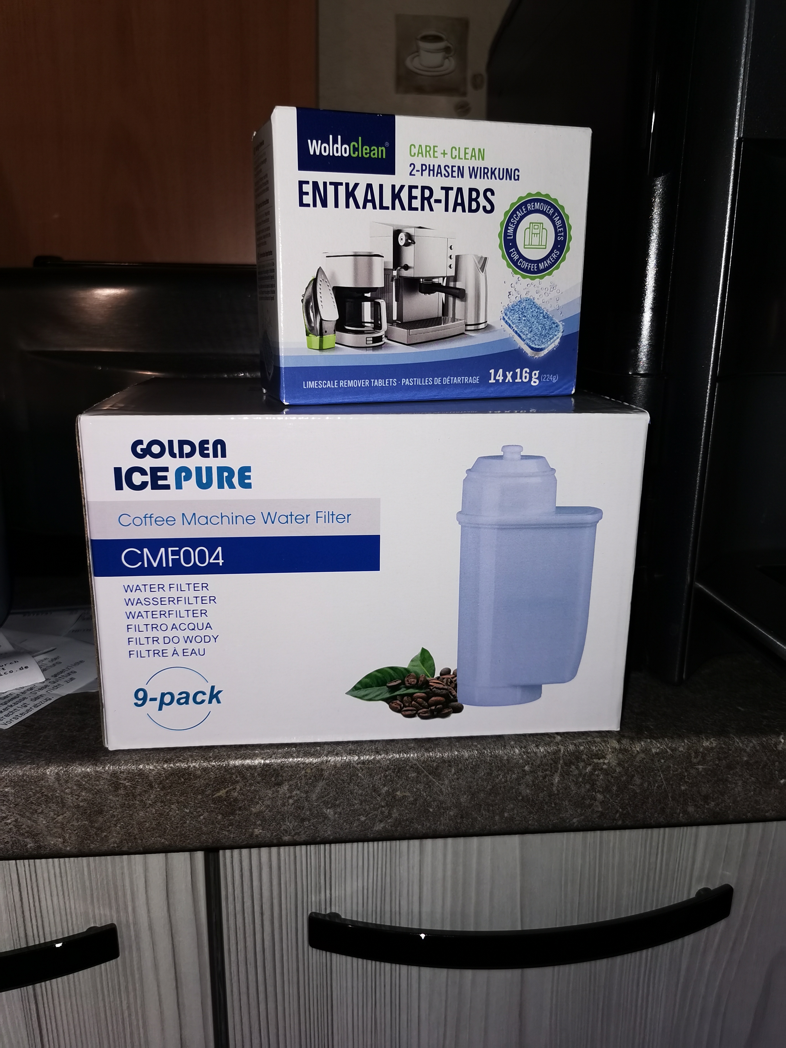 GOLDEN ICEPURE Kaffee Wasserfilter Siemens EQ 3er Pack Kalkschutz