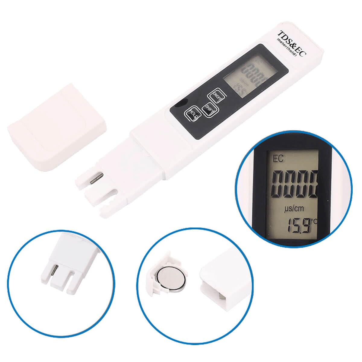 OsmoFresh TDS Messgerät Profi Wasserqualität ppm Temperatur