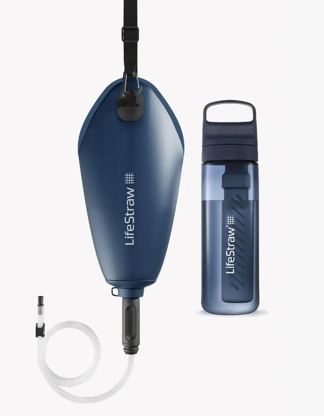LifeStraw Peak Gravity 3L + Go Flasche Outdoor Set
