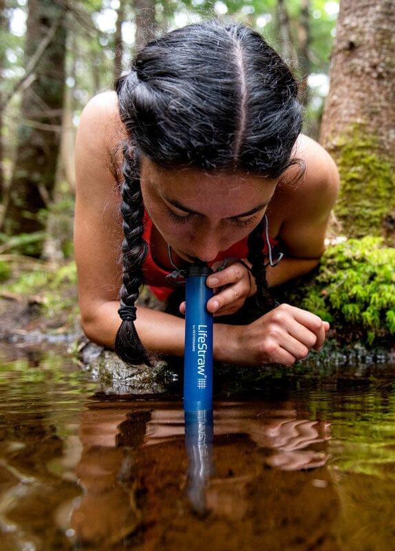 LifeStraw Personal Wasserfilter Navy 4er Pack Strohhalm