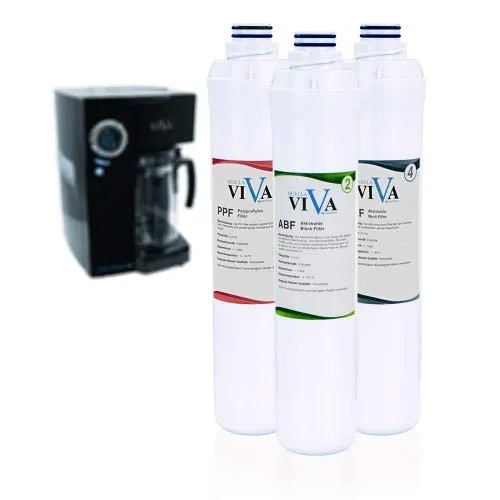 OsmoFresh Filterset Quella viVa Ersatzfilter Osmoseanlage 3er