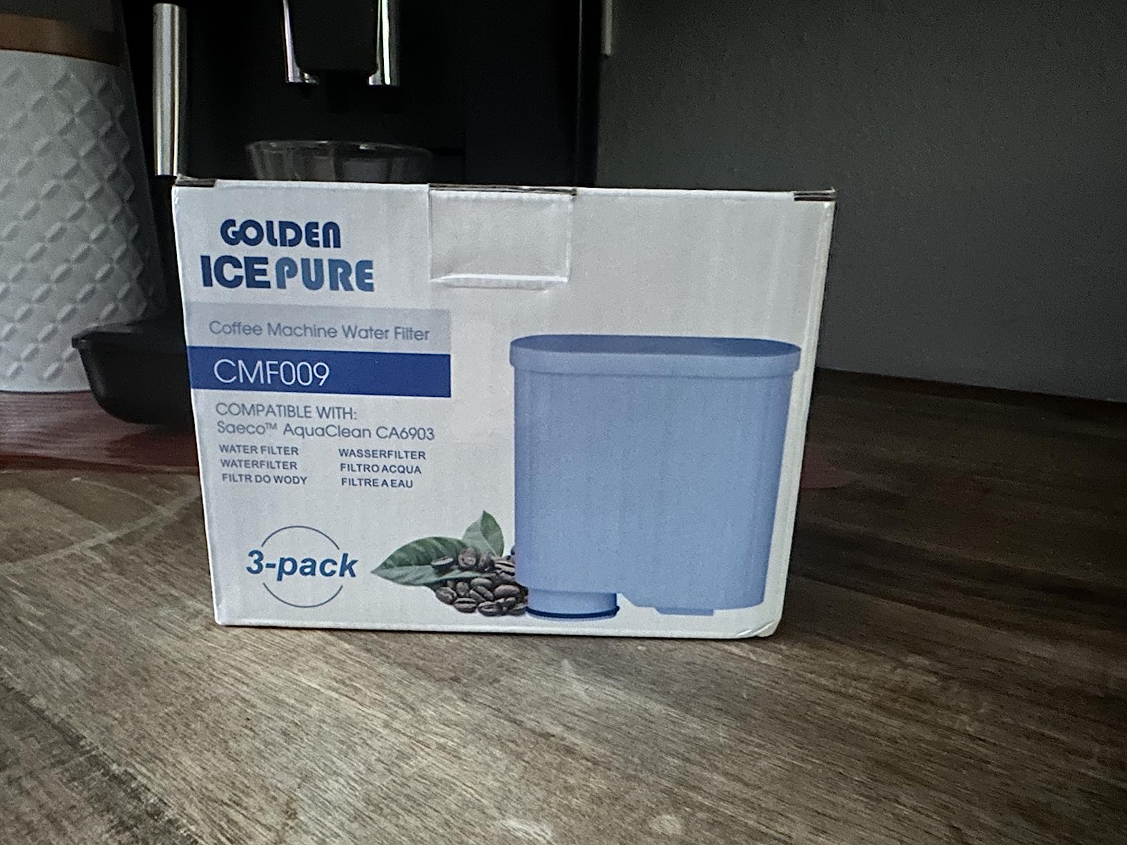 Golden IcePure Coffee Wasserfilter Philips AquaClean 3 Stück Kalkschutz