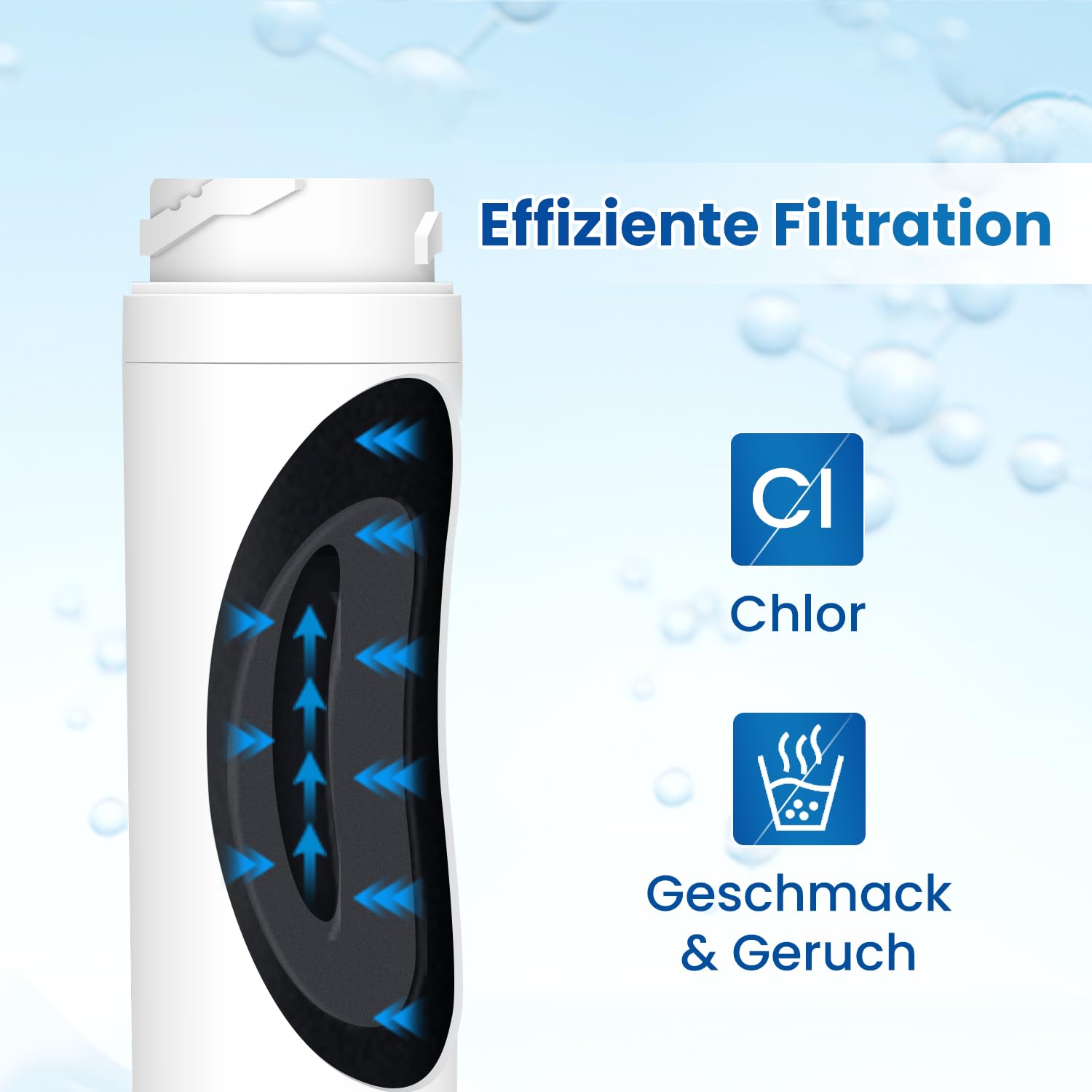 Golden IcePure Refrigerator Water Filters Kühlschrankfilter 2 Stück Bosch