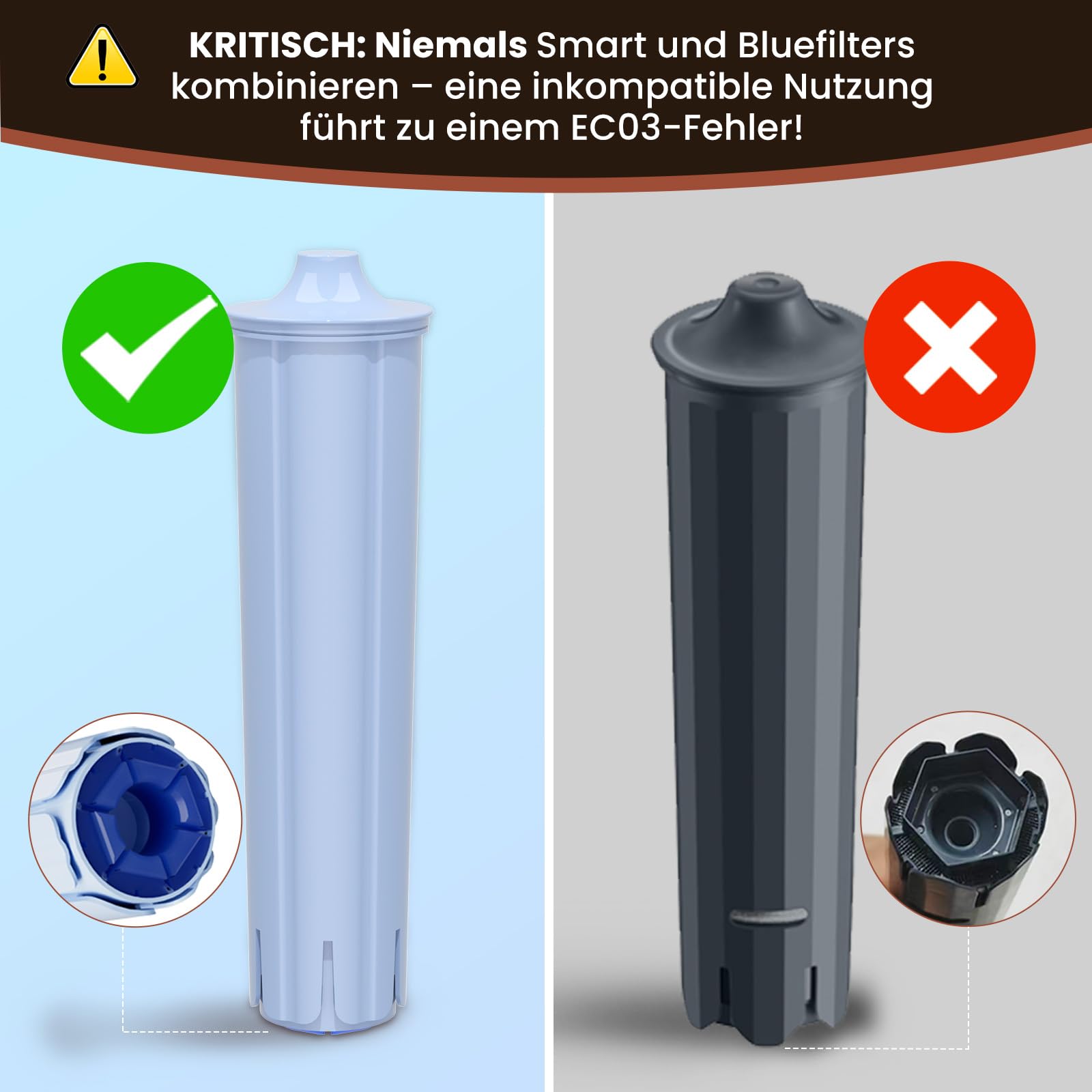 Golden IcePure Jura Blue Wasserfilter 71312 4 Stück