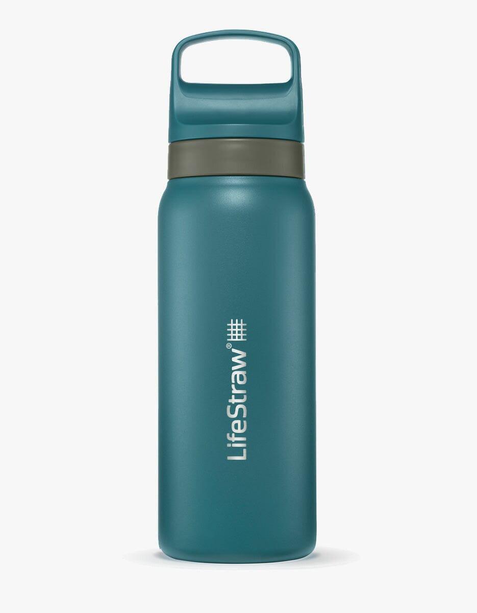 LifeStraw Go Series Edelstahl-Filterflasche 24 oz Tundra
