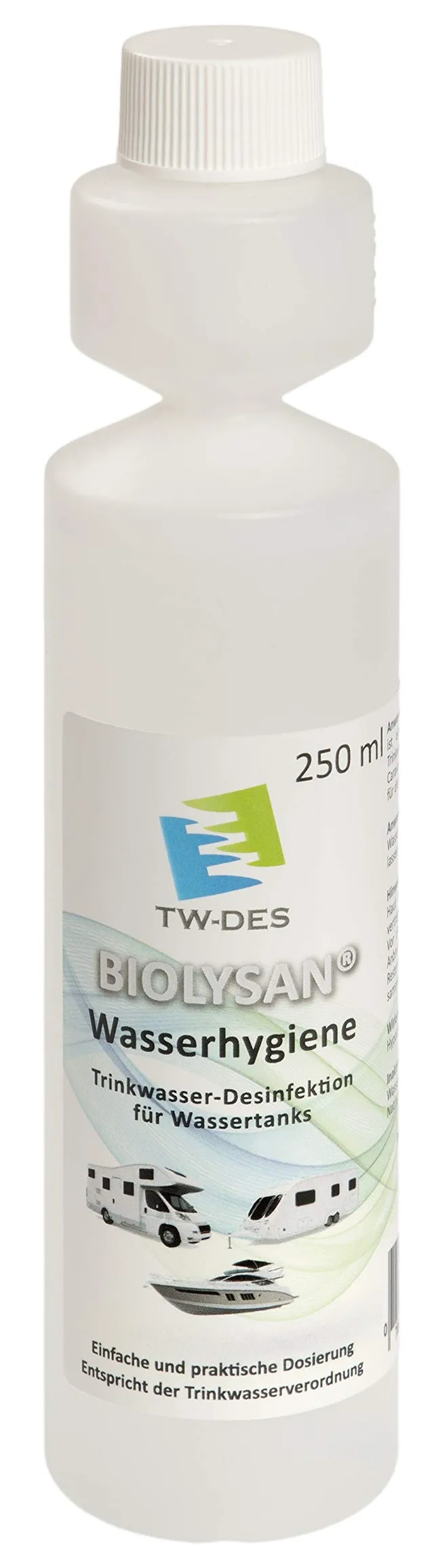 TW-DES Wasserhygiene BIOLYSAN 250 ml 1000 L Wohnmobil