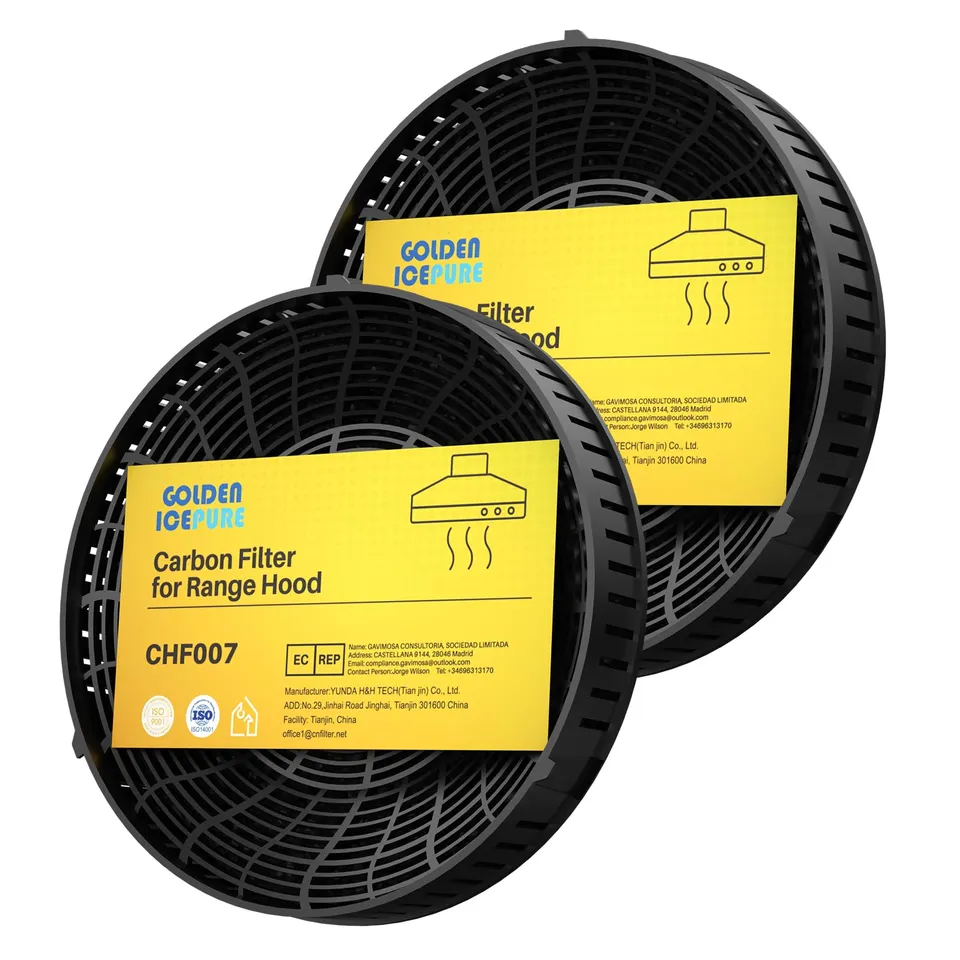 Golden IcePure Replacement Aktivkohlefilter Ø173x40mm 2 Stück